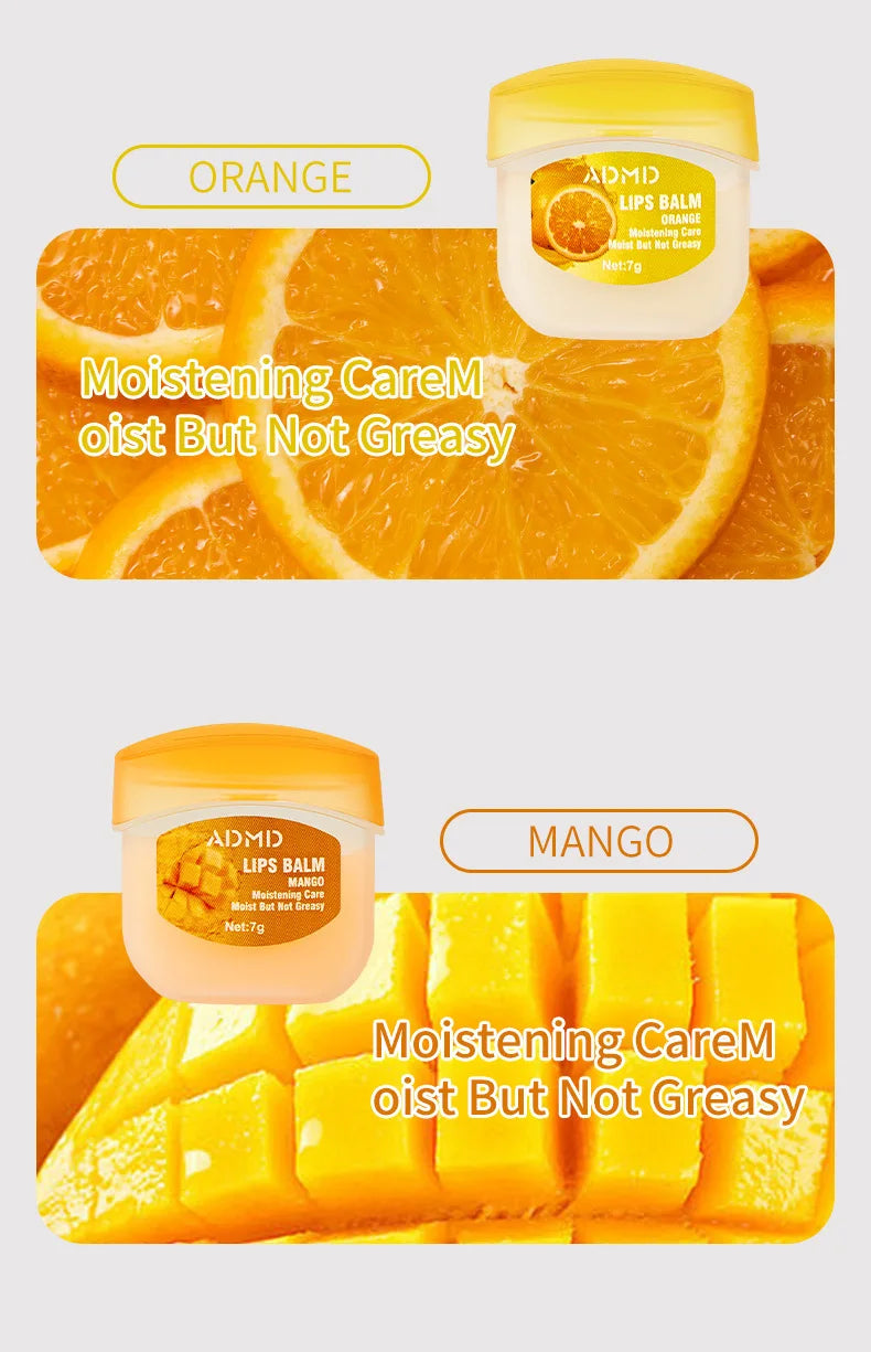 Moisturizing Lip Balm Set: 8pc Fruit Lip Treatment by Tidesmit Lip Care Tidesmit