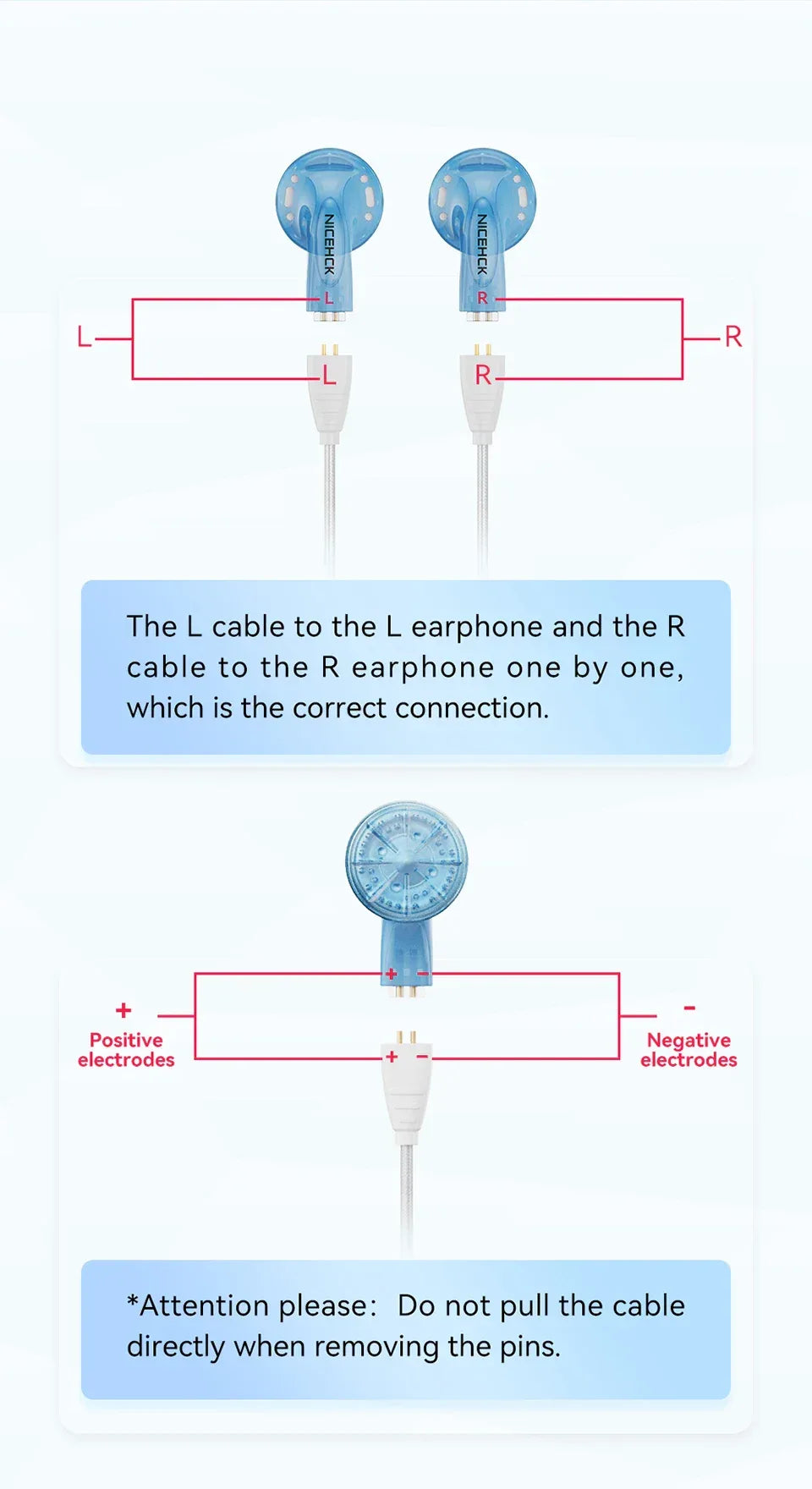 HiFi Wired Earbuds, 14.8mm Dynamic Driver, Detachable Cable - Tidesmit Tidesmit
