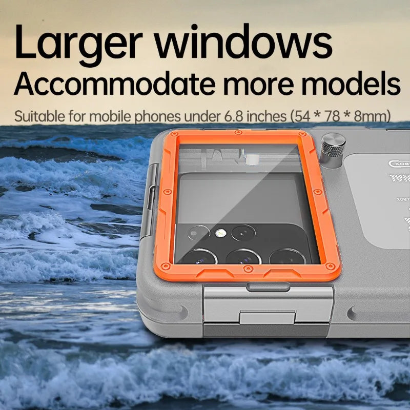 Waterproof Snorkeling Phone Case for iPhone - 15m Depth Protection Tidesmit