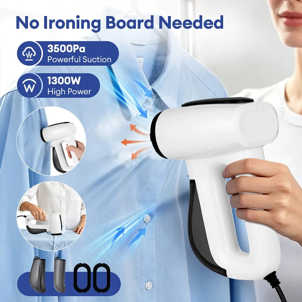 Tidesmit 3-in-1 Handheld Garment Steamer 1300W