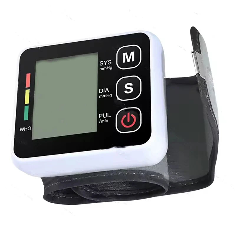 Portable Sphygmomanometer Medical Digital Wrist Blood Pressure Monitor Pulse Heart Rate Monitor Tonometer тонометр