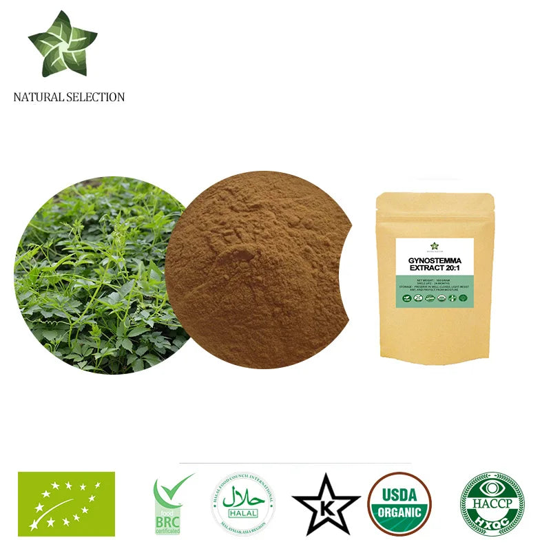 100g-1000g High Quality 100% Pure Gynostemma,Jiaogulan, Free Shipping