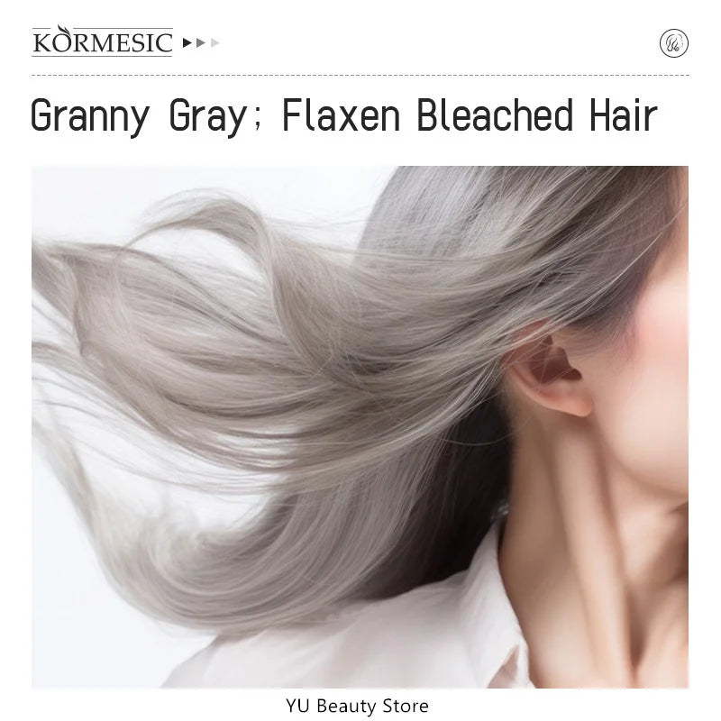 Professional Remove Yellow Shampoo Bleached Hair Anti-Yellow Lock-Color Shampoo Silver White Gray Smooth Shine Fluffy Hair Care