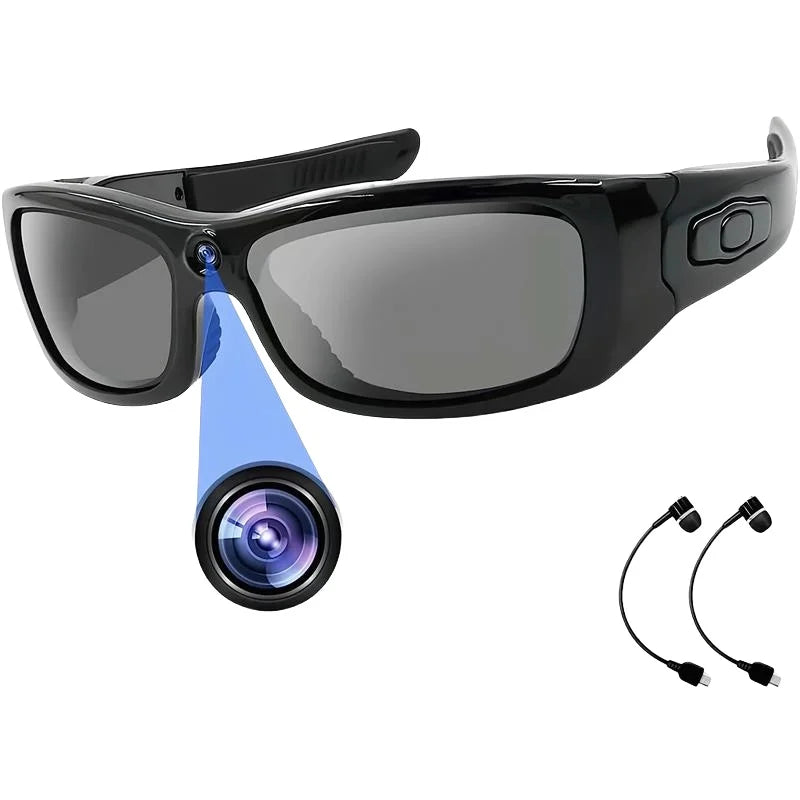 AI Smart Glasses with Camera and Audio - 64GB Mixed Reality Headset Black Tidesmit