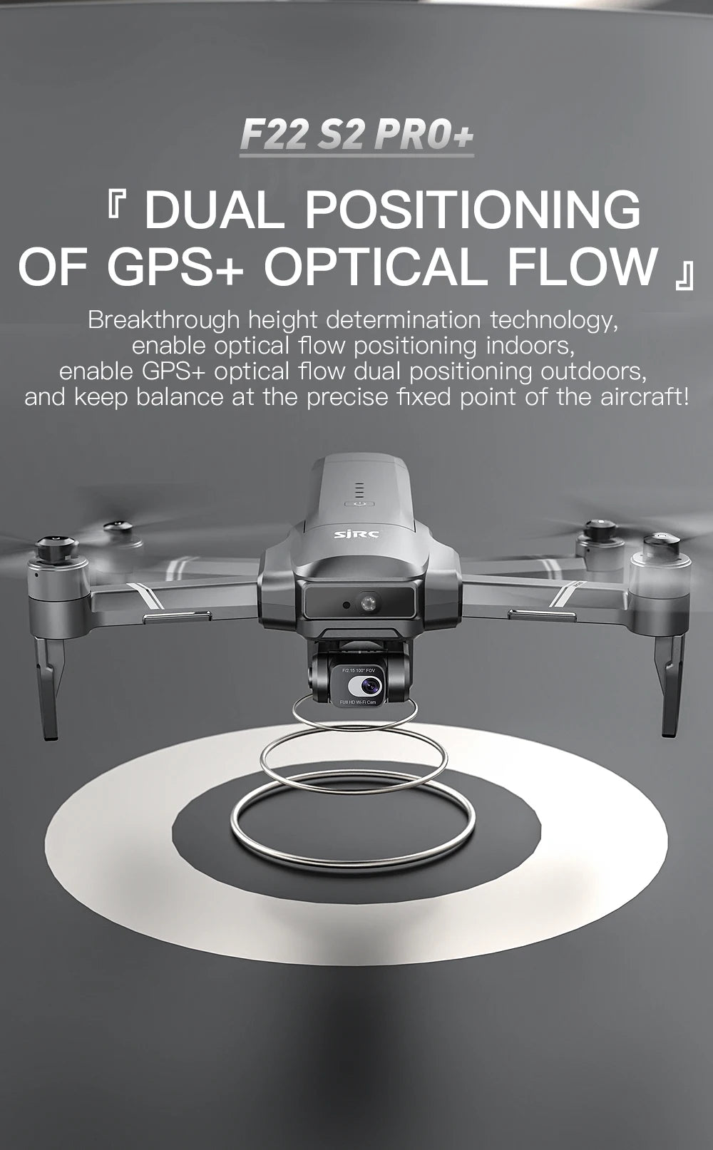 4K GPS Camera Drone with Obstacle Avoidance and Gimbal - Tidesmit Tidesmit