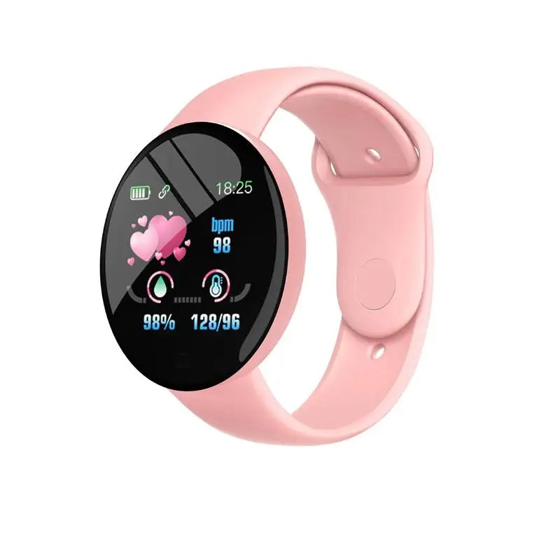 New D18 Smart Watch Circular Color Screen Multiple Sports Modes Call Information Reminder Photo Taking Music Smart Bracelet Gift