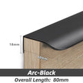 Aluminum Alloy Handles Invisible Furniture Pulls Cabinet Drawer Knobs Wardrobe Door Handles Hidden Hardware Accessories