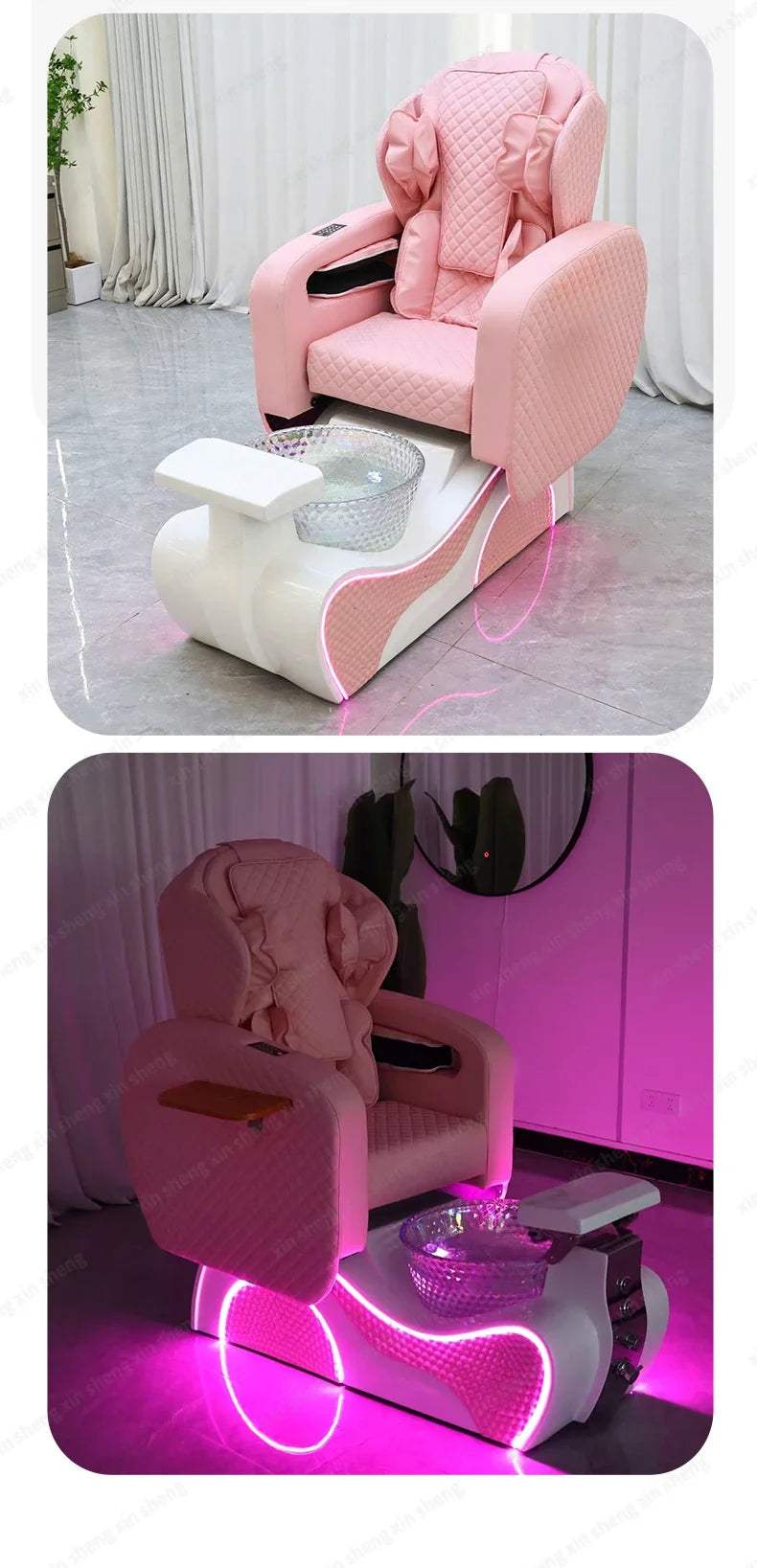 Massage Chair for Pedicure Spa - Automatic Reclining Electric Massager Massage Chairs Tidesmit