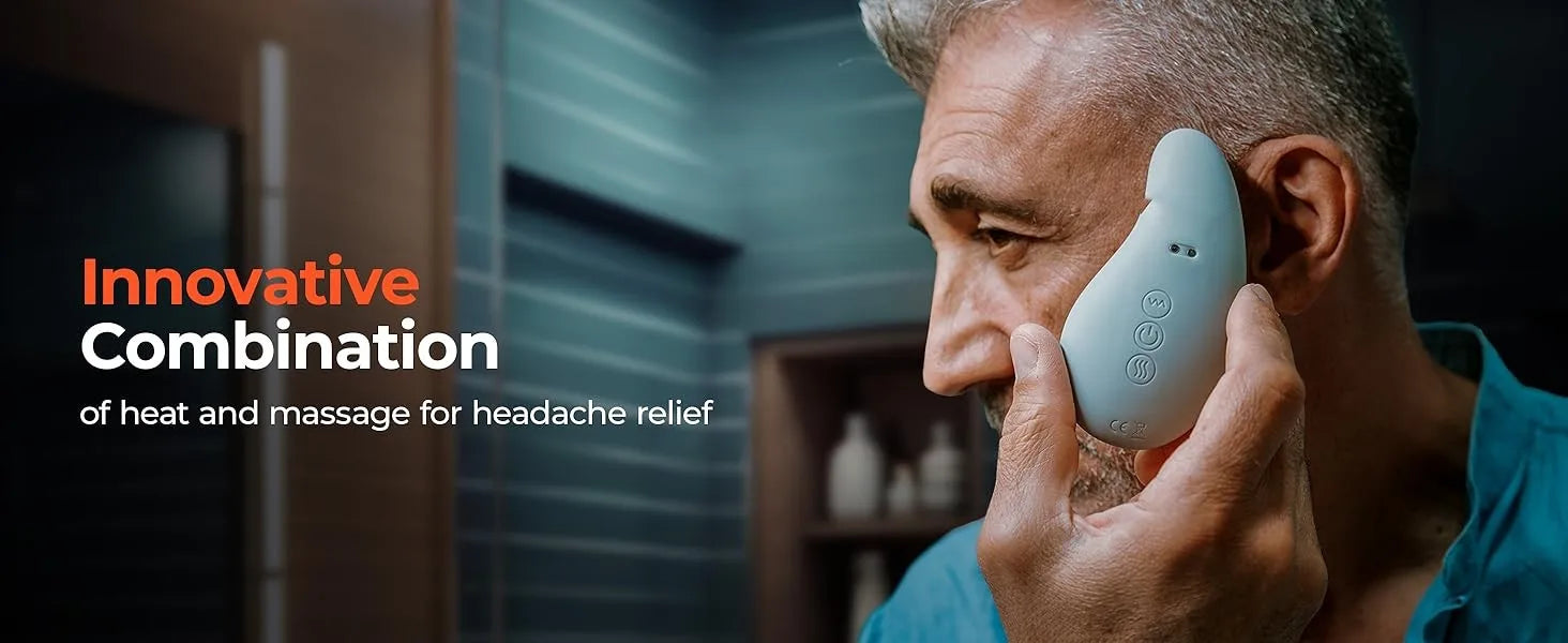 TMJ Jaw Massager for Neck Pain Relief - 10 Vibration Modes - Tidesmit Relaxation Treatment Tidesmit