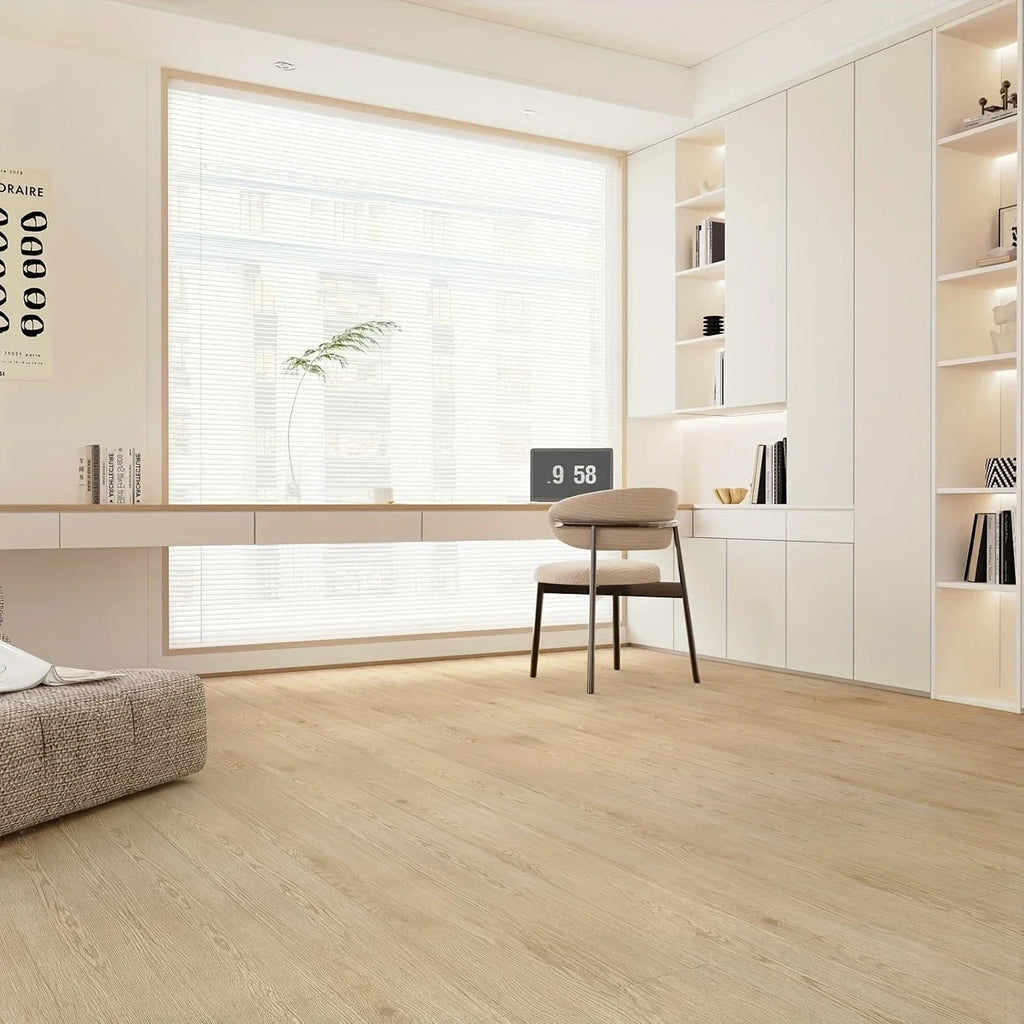 Self-adhesive Vinyl Floor Tiles Wood Grain Design Waterproof  Wear-resistant Wall Tiles for Bedrooms Kitchens Living Room Decor