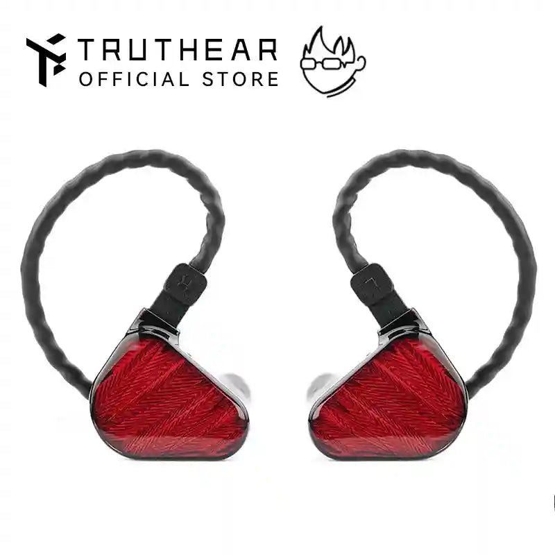 Truthear Crinacle Zero:Red Dual Dynamic Driver In-Ear Monitors - Red Tidesmit