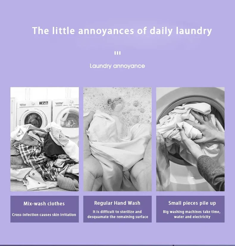 Tidesmit 8L Foldable Portable Washing Machine
