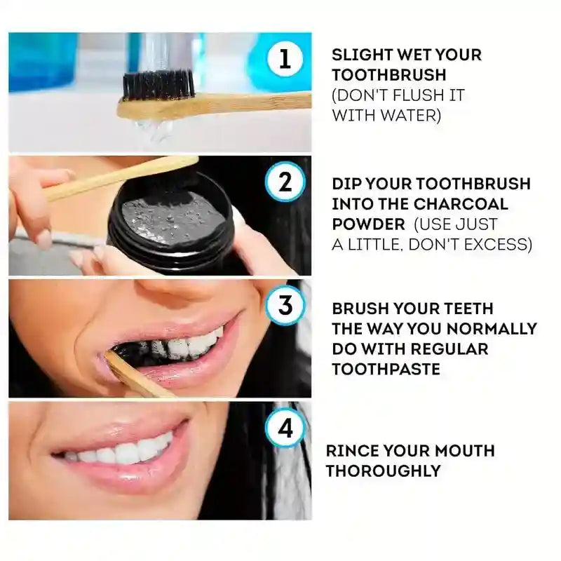 Tidesmit natural teeth whitening powder for deep cleaning and daily fresh breath
