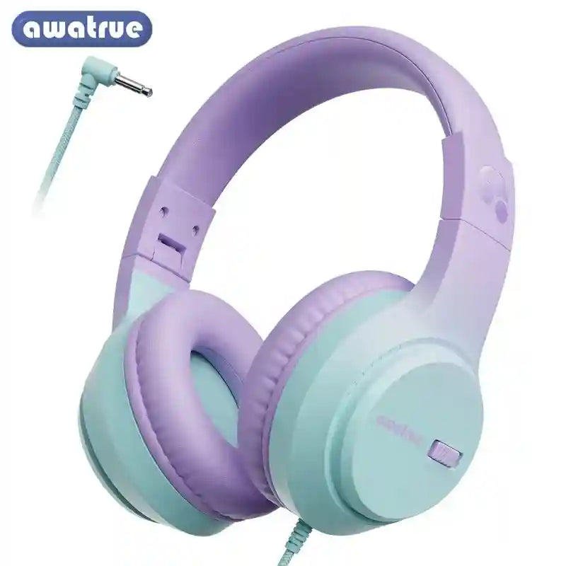 Wired Kids Over-Ear Headphones – Stereo Sound – Tidesmit Series Tidesmit
