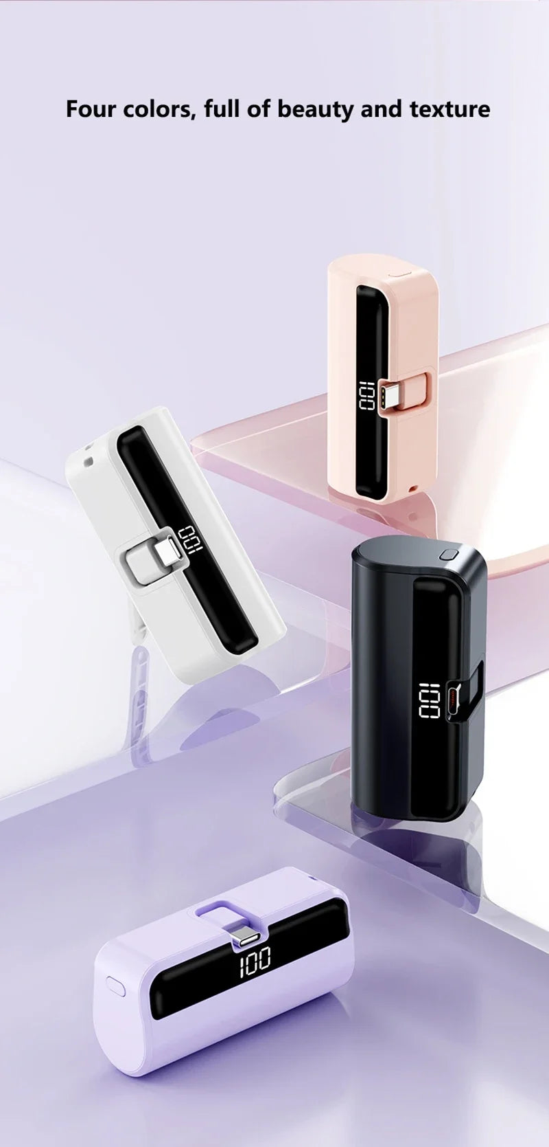 Portable Power Bank 50000mAh | Fast Charging USB-C Travel Battery Tidesmit