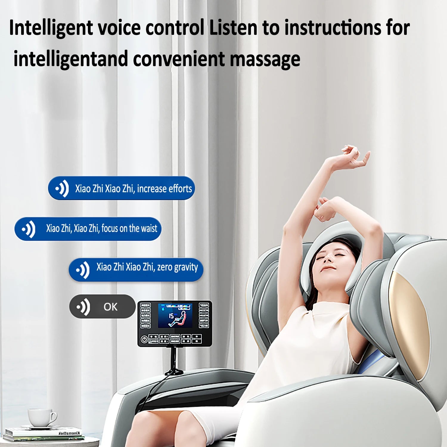Electric Massage Chair Zero Gravity with Voice Control - Tidesmit Massage Chairs Tidesmit