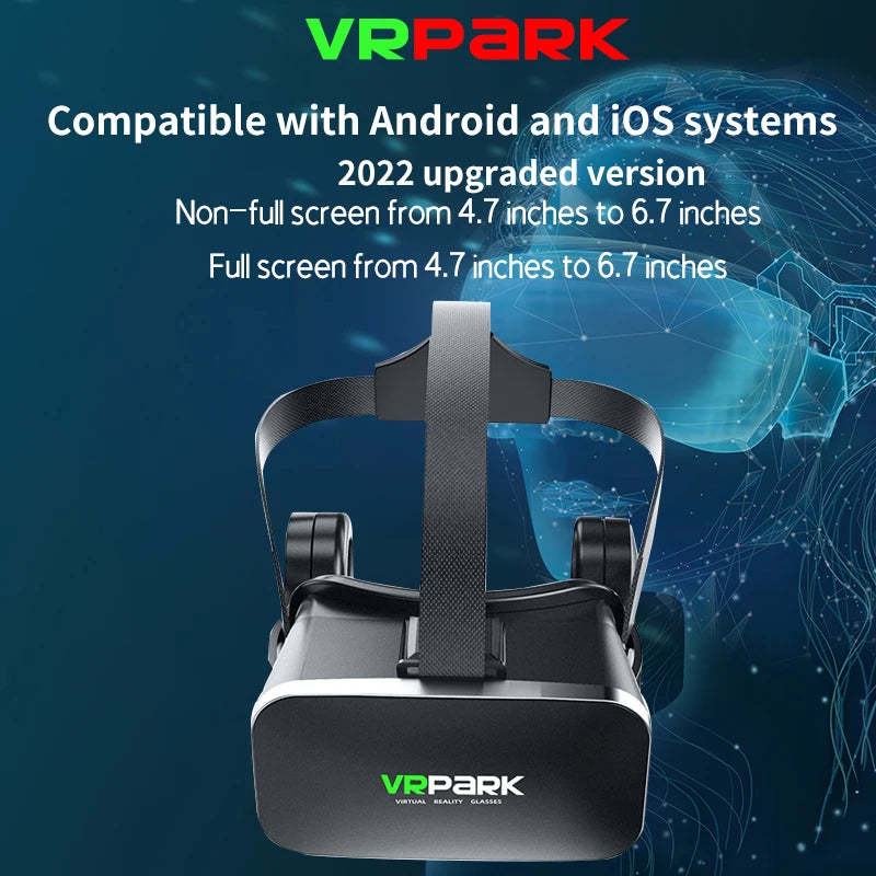 VR Headset for Smartphones with Bluetooth Control | Tidesmit Smart Glasses Tidesmit