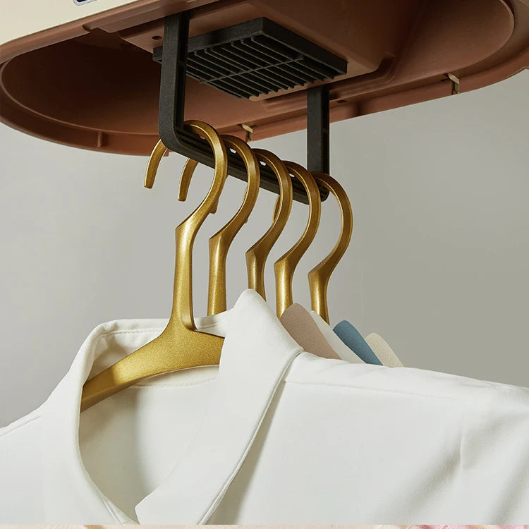 Tidesmit compact electric mini steam clothes dryer side view featuring smart touch controls and UV PTC drying tech.