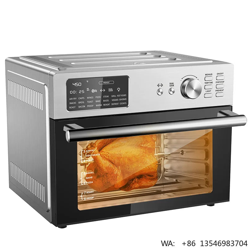 Factory Price 30L Smart Dual Cook Air Fryer Oven Electric Square Shape Oil-Free Roast Chicken Roast Turkey Toast Without Oil