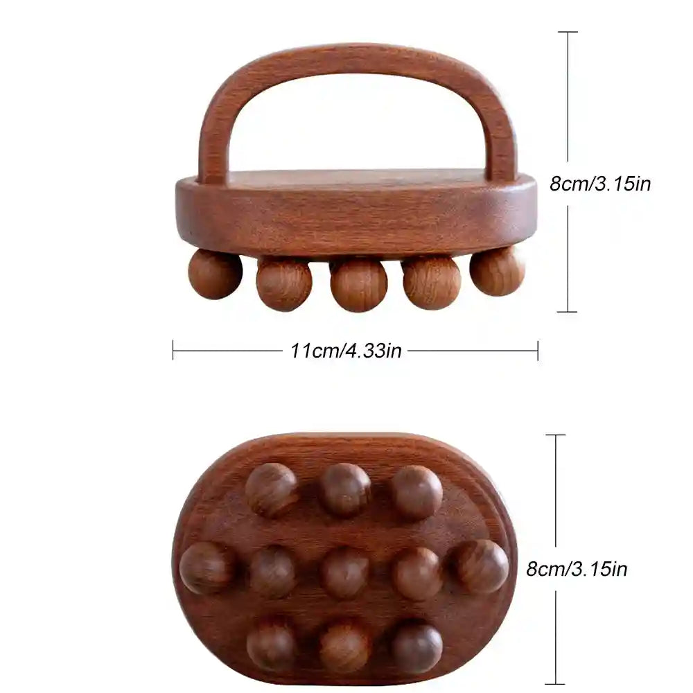 Wooden Massage Roller for Cellulite Removal and Lymphatic Flow (4 Styles) Massage Roller Tidesmit