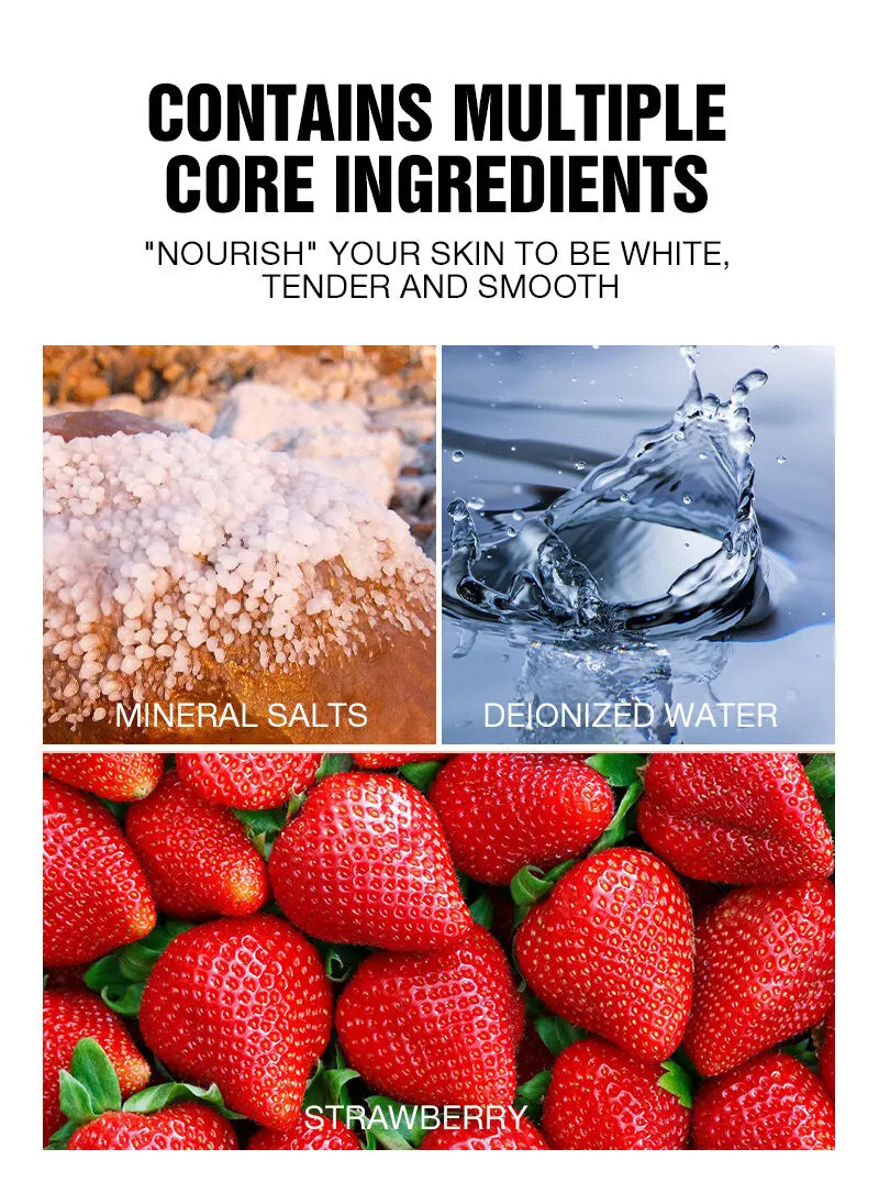 Ice Cream Body Scrub: Deep Exfoliating Natural Skincare Formula Scrubs Treatments Tidesmit