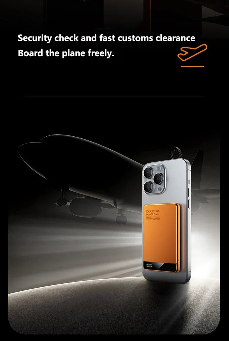 Magnetic Wireless Power Bank 10000mAh Portable Charger by Tidesmit Tidesmit