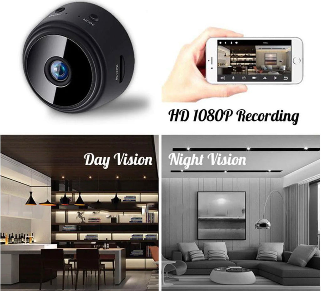 A9 Mini IP Camera Mobile 1080P HD WiFi Surveillance Cameras Sensor Camcorder Web Video Smart Home Safety Wireless Security Camer