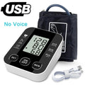 Automatic USB Wrist Blood Pressure Monitor Voice Tonometer Meter Digital Portable Health Care Sphygmomanometer Hematomanome