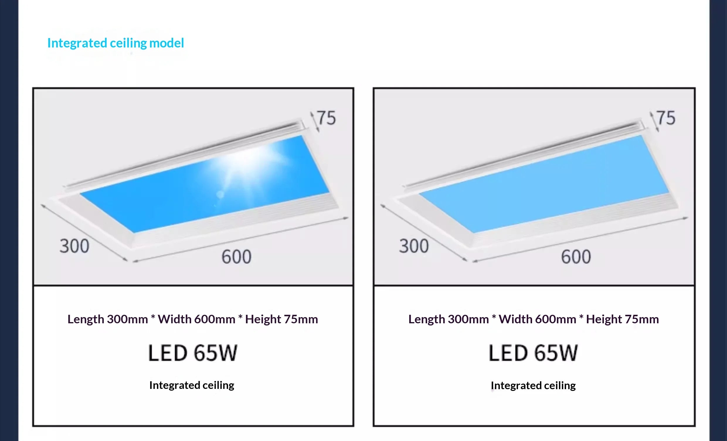 Smart Sky LED Ceiling Lamp Ultra Thin Artificial Sun Blue Sky Light PC Aluminum Simulated Daylight Kitchen Bathroom Home Decor