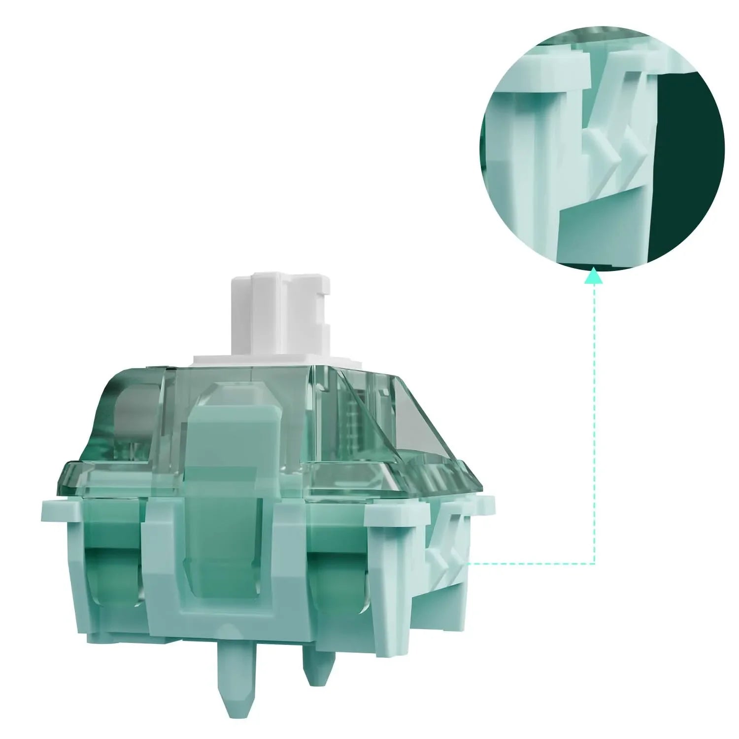 Gateron Magnetic Jade PRO HE Switches High Precision Adjustable Keystroke For Magnetic keyboard Aula Akko MCHOSE Ajazz, etc