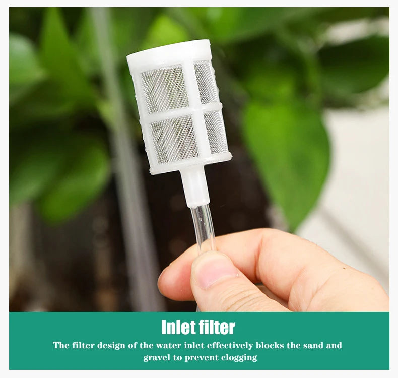 New Automatic Drip Irrigation System Greenhouse Watering Timer Garden Water Pump Controller Potted Plant Watering Device Set