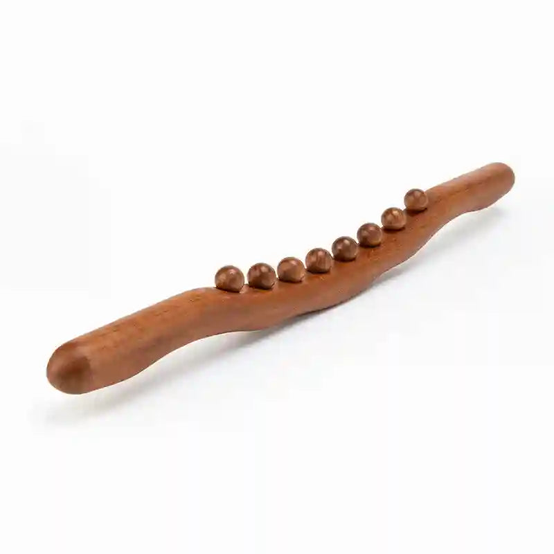 Back Massage Stick - Natural Wood Deep Tissue Muscle Release Tool Back Massage Instrument Brown Tidesmit