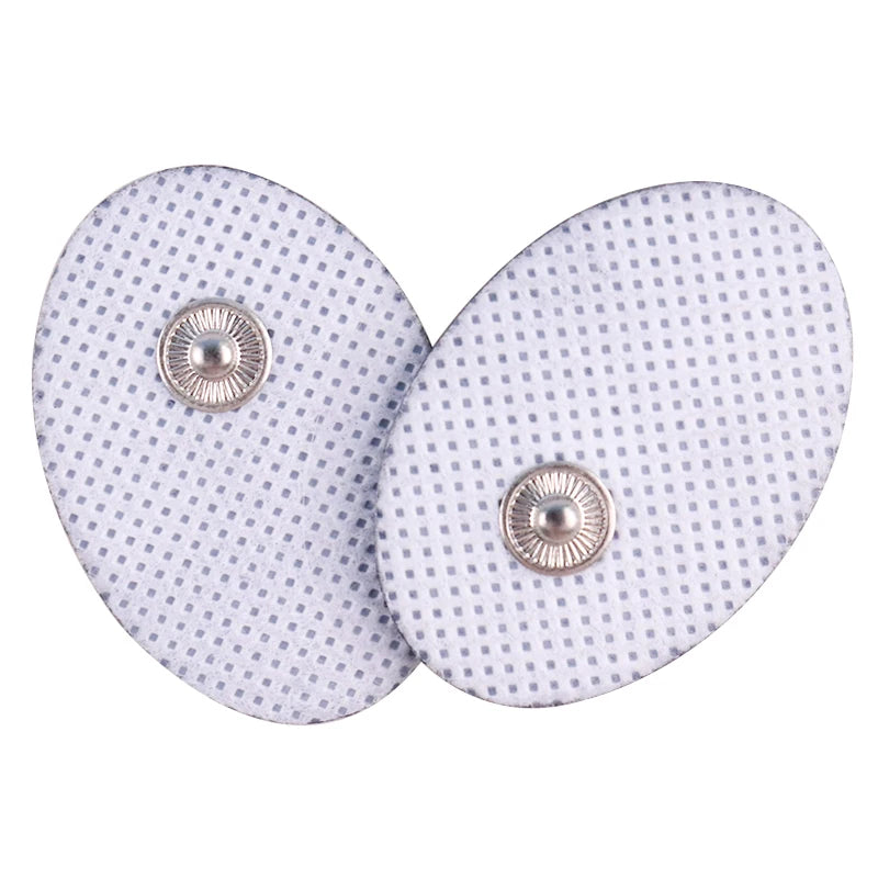 TENS Unit Electrode Pads: Reusable Muscle Stimulator Gel Sets Back Massage Instrument Tidesmit