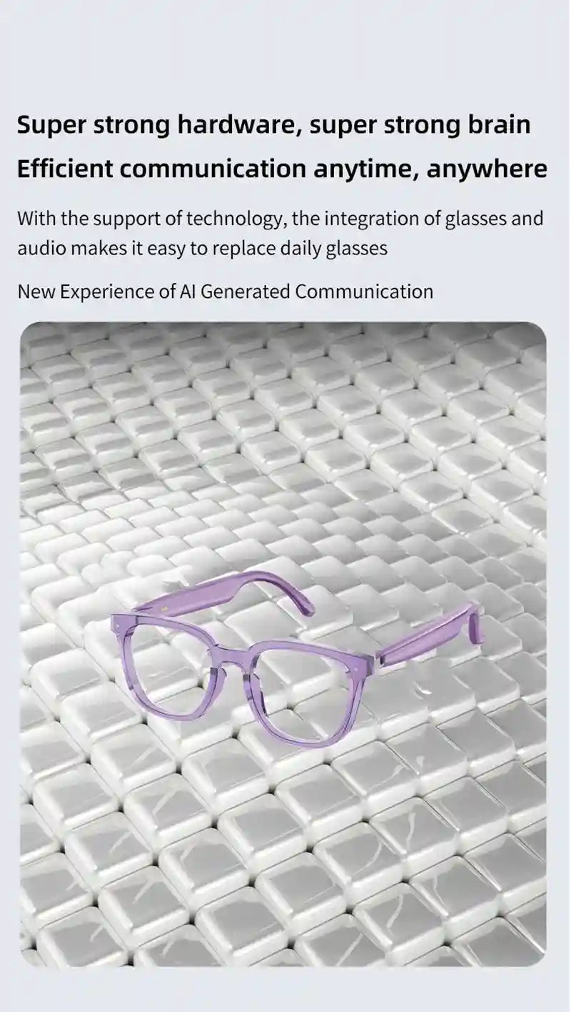 AI Intelligent Translation Glasses with Real-Time Spatial Audio Tech Tidesmit