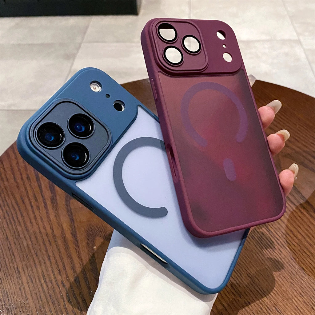 Magnetic Phone Case for iPhone 17 with Lens Protection and Slim Bumper Tidesmit