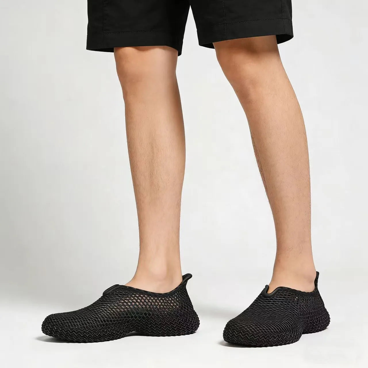 New Summer Lightweight  Breathable 3D Printed Mesh Shoes  City Walks Sneaker Street Style Slip-on Mesh shoes