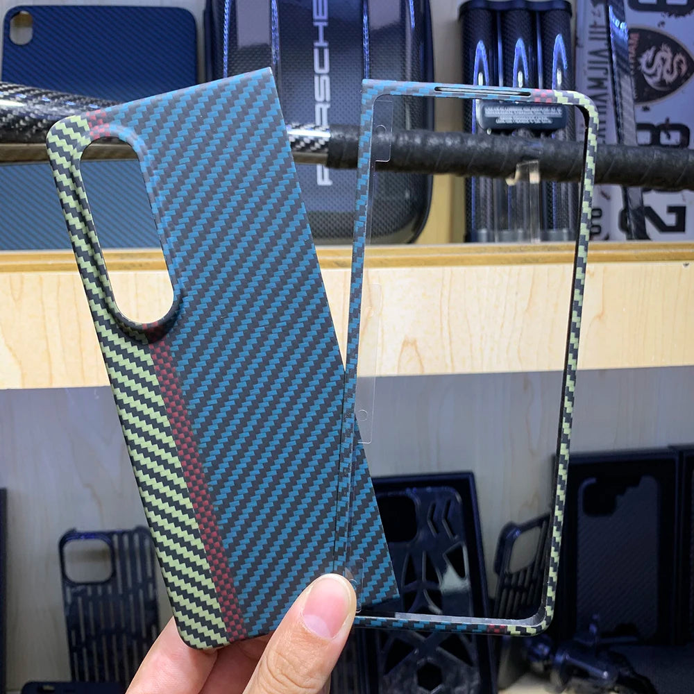 Samsung Galaxy Z Fold 6 Carbon Fiber Case | Ultra-Thin Aramid Cover Tidesmit
