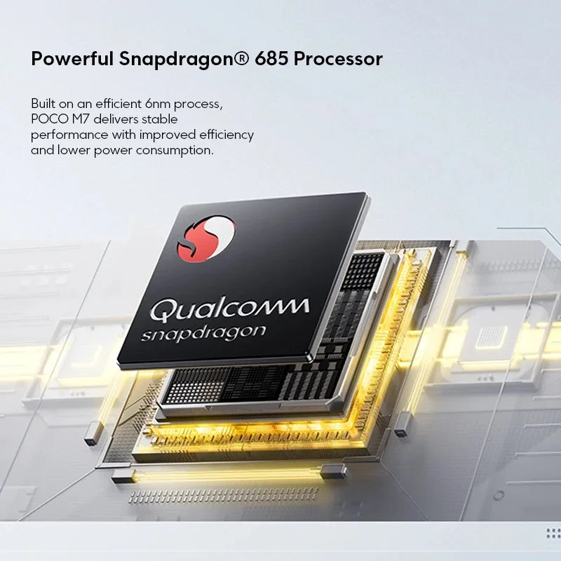 Global Version POCO M7 4G Smartphone Snapdragon® 685  6.9" 144Hz FHD+ DotDisplay 50MP Camera 7000mAh Battery NFC