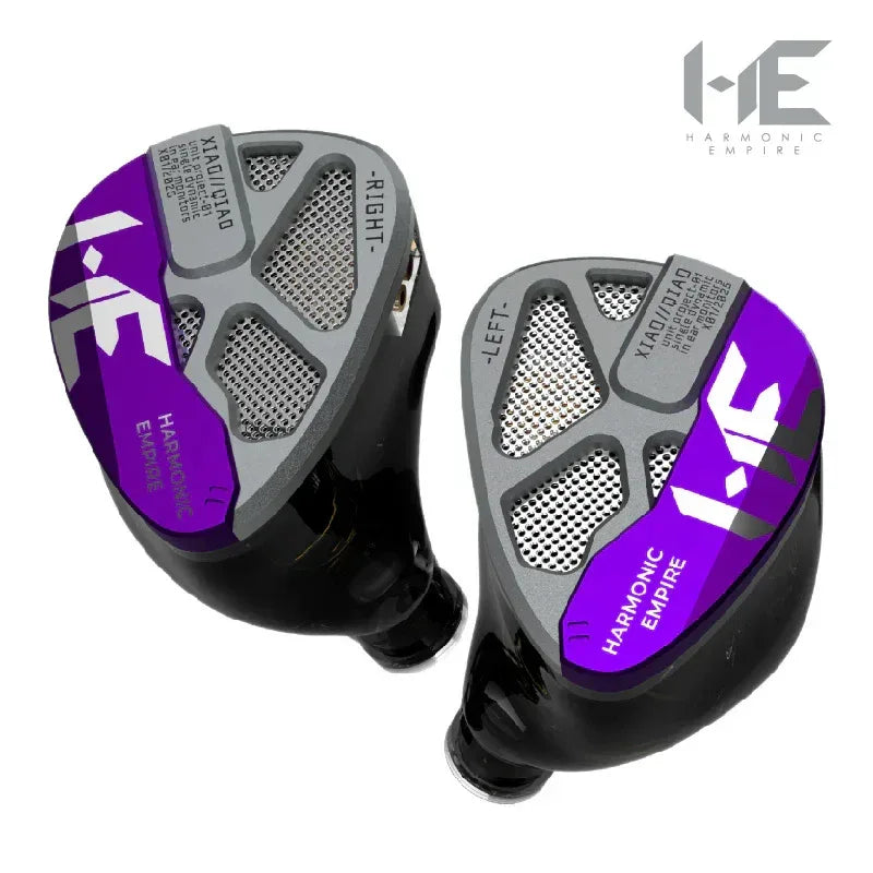 Hi-Fi In-Ear Monitors | Dynamic Driver Wired Earbuds by Tidesmit Purple-3.5MM Tidesmit