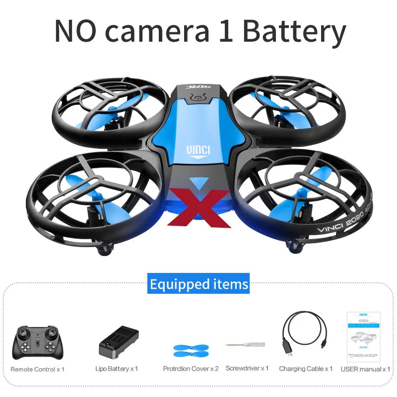Mini RC Drone for Kids - Headless Mode, 360 Flips, V8-V18 Models V8-Blue Tidesmit