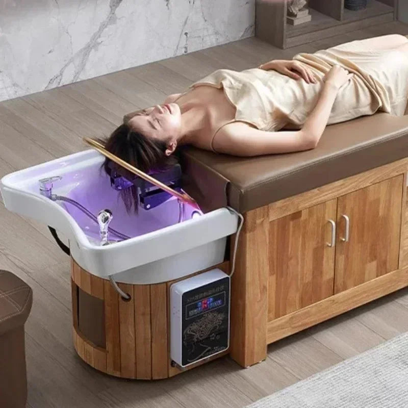 Spa Shampoo Chair | Professional Scalp Treatment Bed by Tidesmit Massage Chairs Tidesmit