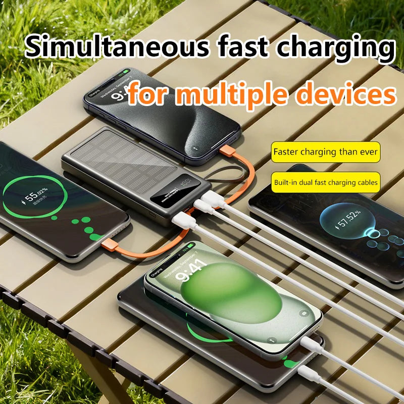 Tidesmit 200000mAh Portable Charger - High Capacity Fast Charging Power Bank Tidesmit