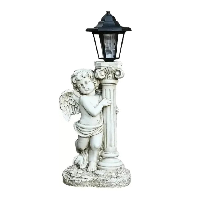 Angel Sculpture, Outdoor Solar Path Light for Garden, Courtyard, Villa, Terrace