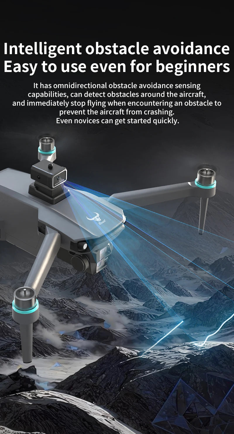 Tidesmit SG603 GPS Drone with 8K Camera, Brushless Motor & Obstacle Avoidance Tidesmit