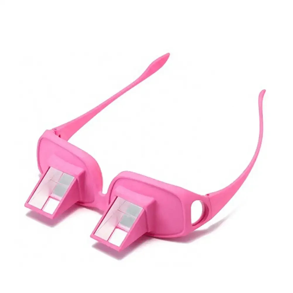 Lazy Reading Glasses - Prismatic Periscope View for Bed by Tidesmit Pink--Pink Tidesmit