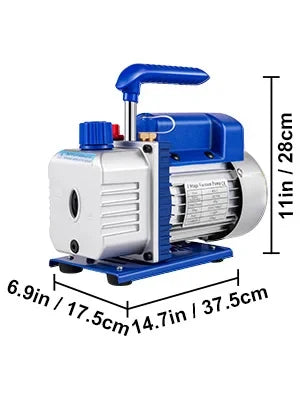 VEVOR Pro Leg Stretcher 220LBS Leg Stretch MachineHeavyDutySingleStageVacuumPump3CFM1/4HPForRefrigerationVacuumPackaging