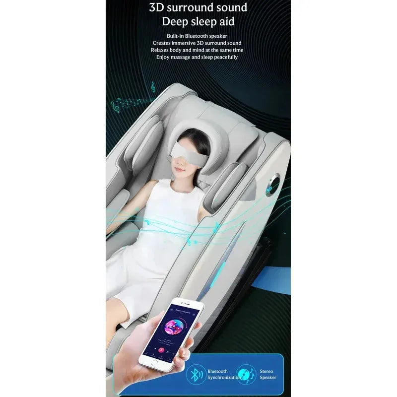 4D Full Body Massage Chair with Zero Gravity Shiatsu - Tidesmit Massage Chairs Tidesmit
