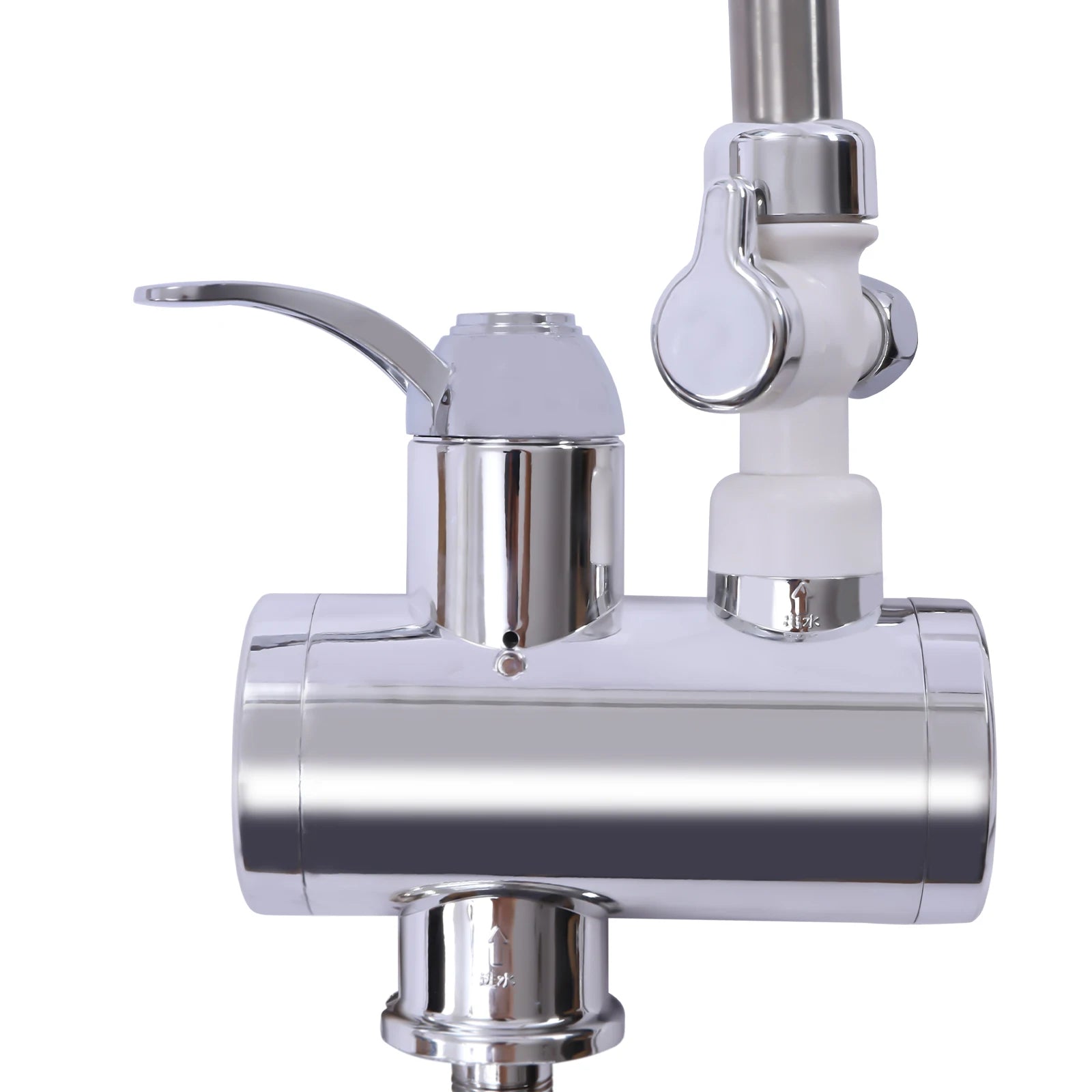 3000W Instant Electric Water Heater,360° Rotating Electric Faucet Through Heater W/ Shower,LCD Digital Display Screen