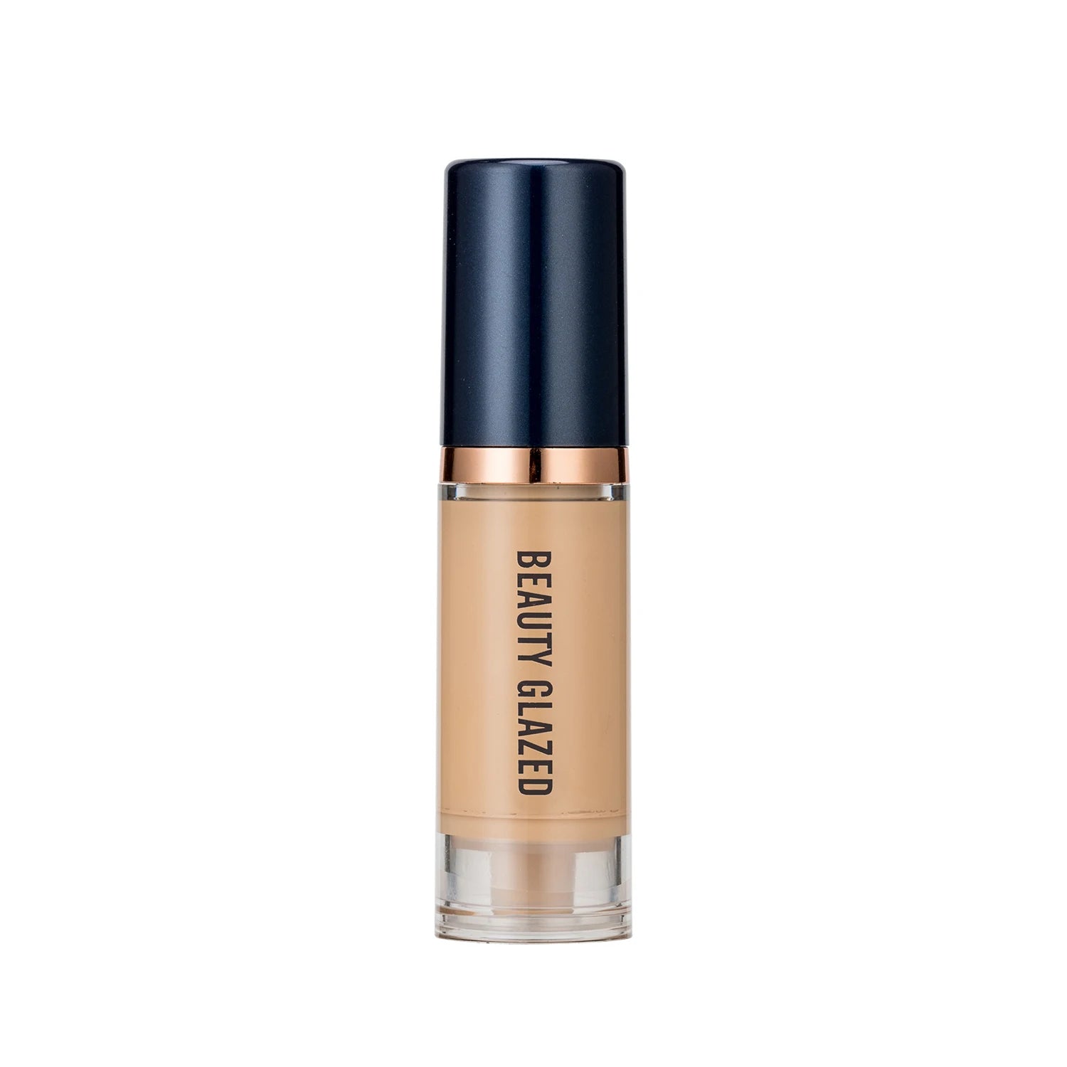 Tidesmit Beauty Glazed 6 color liquid foundation concealer texture close-up showing full coverage waterproof finish