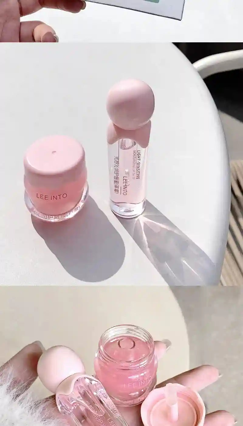 Lip Care Set: Moisturizing Jelly Balm Day & Night Duo by Tidesmit Lip Care Tidesmit